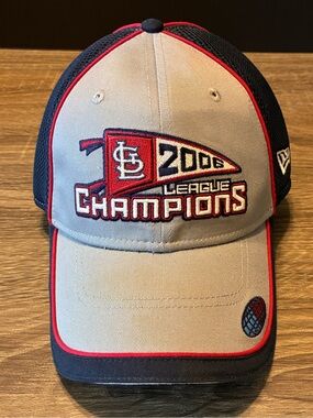 St Louis Cardinals 2006 NL League Champions New Era Flex Fitted OSFA Hat Cap MLB